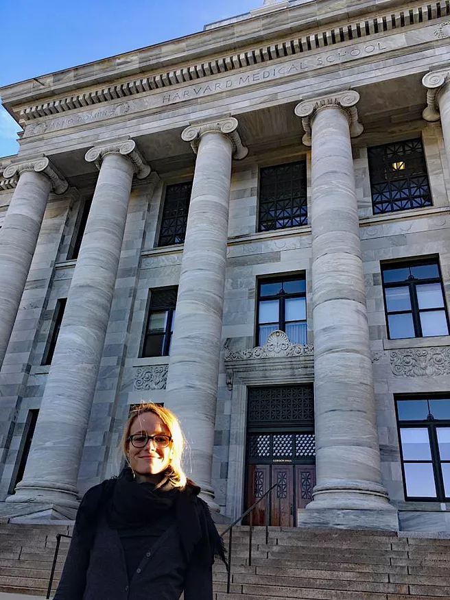 PhD Dani Schranner at the Harvard Medical School