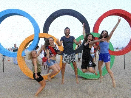Olympic Games hosted in Rio de Janeiro