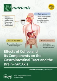 "Nutrients" is an open access journal that publishes reviews, regular research papers and communications on all aspects of nutrition