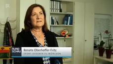 Dean Prof. Renate Oberhoffer-Fritz was among others featured in the BR-Rundschau with O-tones